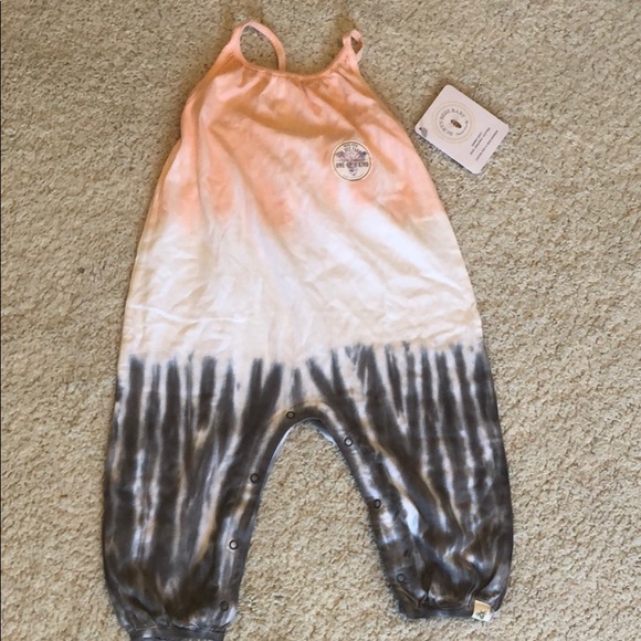 burt's bees baby tie dye romper